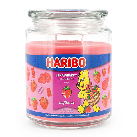 Haribo - Strawberry Happiness - Duftkerze - 510g