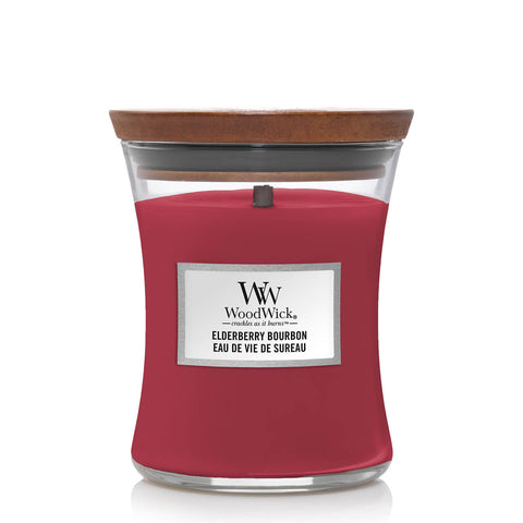 WoodWick - Elderberry Bourbon - Duftkerze
