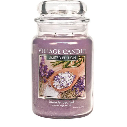 Village Candle - Lavender Sea Salt - Duftkerze - 602g