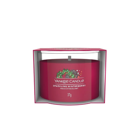 Yankee Candle - Sparkling Winterberry - Votivkerze im Glas - 37g