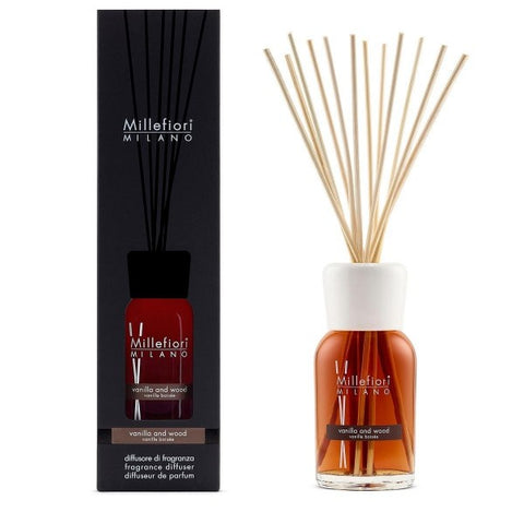 Millefiori Milano - Vanilla & Wood - Reed Diffuser
