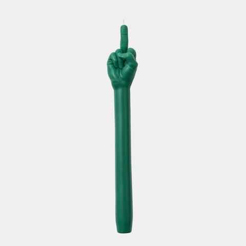 CandleHand - F*ck You - Green - Skulptur Stabkerze - 90g