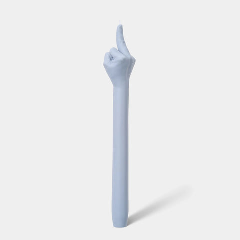 CandleHand - F*ck You - Grey - Skulptur Stabkerze - 90g