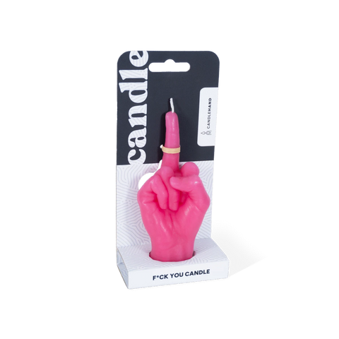 CandleHand - F*ck You - Pink - Skulpturkerze - 80g