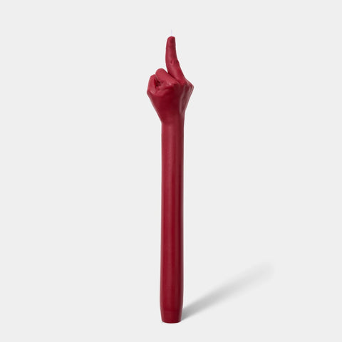 CandleHand - F*ck You - Red - Skulptur Stabkerze - 90g