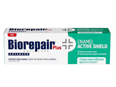 Biorepair® Plus Advanced Active Shield – Zahnschmelzschutz mit microRepair® - 75 ml