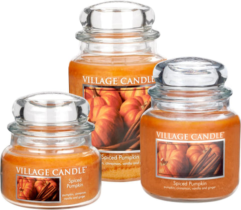 Village Candle - Spiced Pumpkin - Duftkerzen Bundle