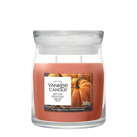 Yankee Candle - Spiced Pumpkin - Signature 2 Docht Duftkerze - 368g