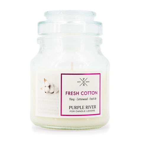 Purple River - Fresh Cotton - Duftkerze - 113g
