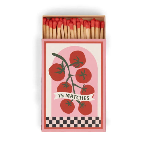 Paddywax - Adopo Boxed Matches "Tomato Vine" - Dekorative Zündhölzer - 75 Stück – Teil des Adopo Ritual-Quintett Tomato Vine (5-teilig)