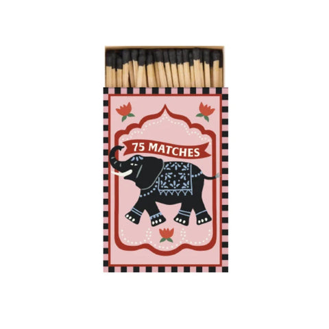 Paddywax - Adopo Boxed Matches "Elephant" - Dekorative Zündhölzer - 75 Stück