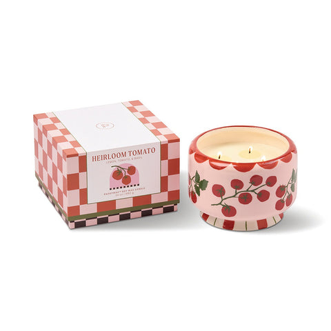 Paddywax Adopo - Tomato Vine - Heirloom Tomato - Keramik Duftkerze - 680g