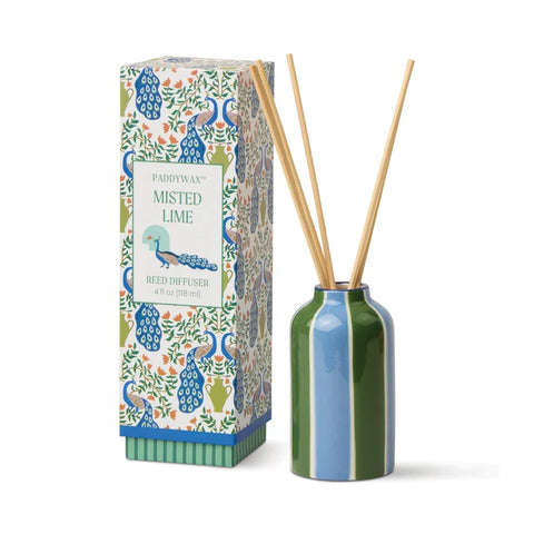 Paddywax - Adopo - Peacock - Misted Lime - Keramik Diffuser - 118ml – Teil des Adopo Duft-Trio Peacock (3-teilig)
