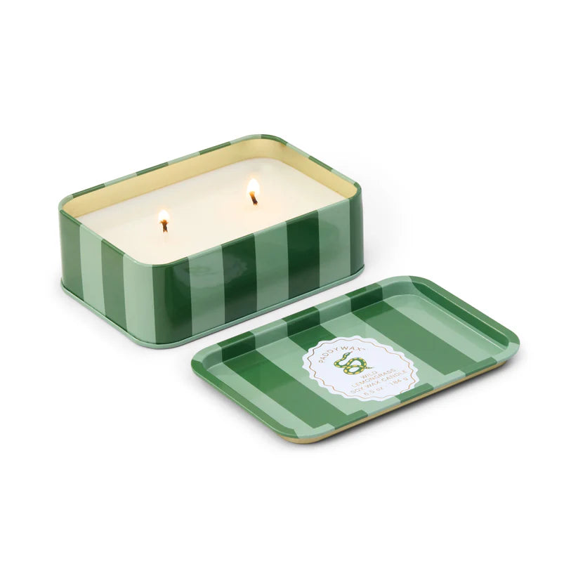 Paddywax Beam Duftkerze – Peach Glas, Violet Vanille Duft, 85g – Inkl. Deckel