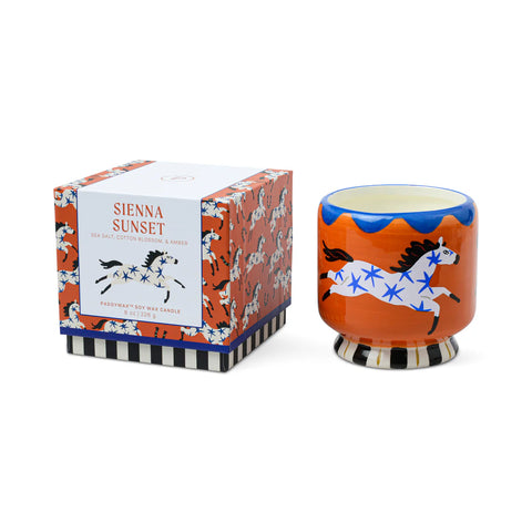 Paddywax - Adopo - Horse - Sienna Sunset - Keramik Duftkerze - 226g