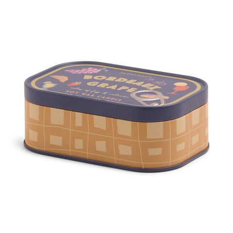 Paddywax Bistro Bordeaux Grape Tin Duftkerze 127g – Sardinendose mit Trauben-Motiv – Bild 2