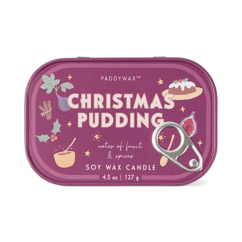 Paddywax Bistro - Christmas Pudding - Fruit & Spices - Tin Duftkerze - 127g