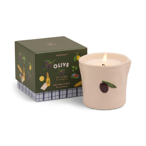 Paddywax - Bistro - Fig & Olive - Keramik Duftkerze - 226g