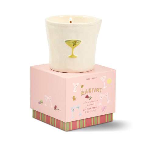 Paddywax Bistro - Martini - Lemon & Violet - Keramik Duftkerze - 226g