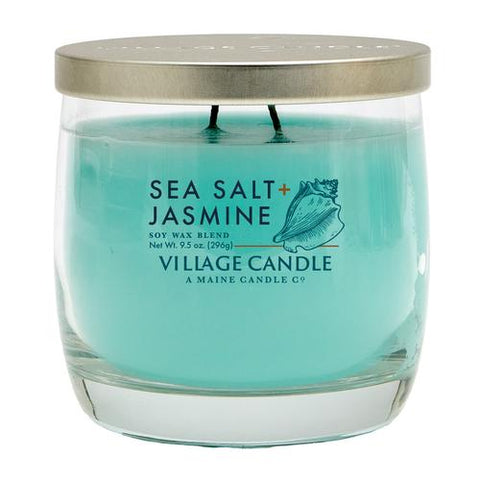Village Candle - Sea Salt + Jasmine - Duftkerze - 296g