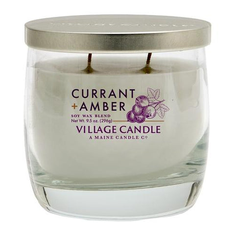 Village Candle - Currant + Amber - Duftkerze - 296g