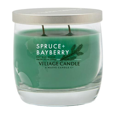 Village Candle - Spruce + Bayberry - Duftkerze - 296g