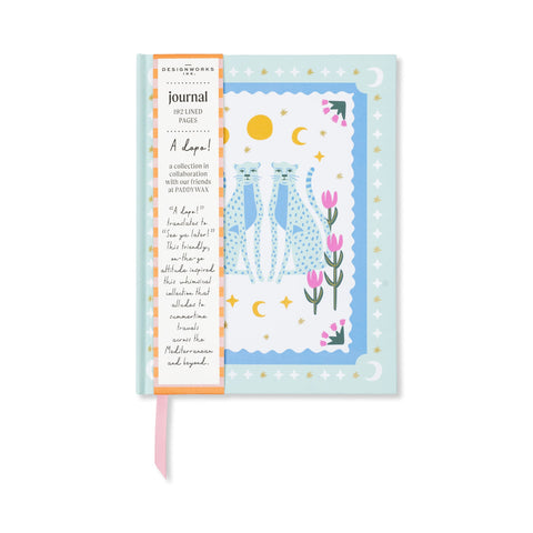 Paddywax - Adopo - Blue Cheetahs - Journal - 192 Seiten