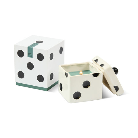 Paddywax Lucky Dice - Misted Lime - Keramik Duftkerze - 283g