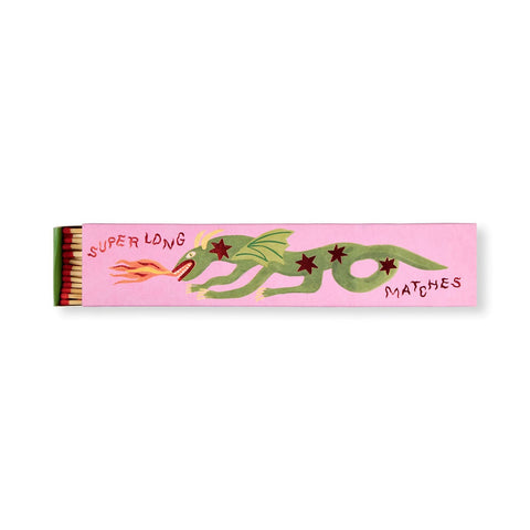 Paddywax Extra Long Boxed Matches "Dragon" - Dekorative Zündhölzer - 45 Stück