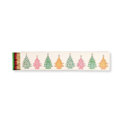 Paddywax Extra Long Boxed Matches "Christmas Trees" - Dekorative Zündhölzer - 45 Stück
