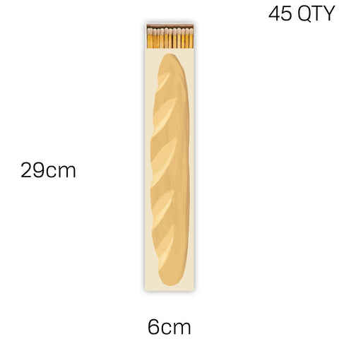 Paddywax Extra Long Boxed Matches "Baguette" - Dekorative Zündhölzer - 45 Stück