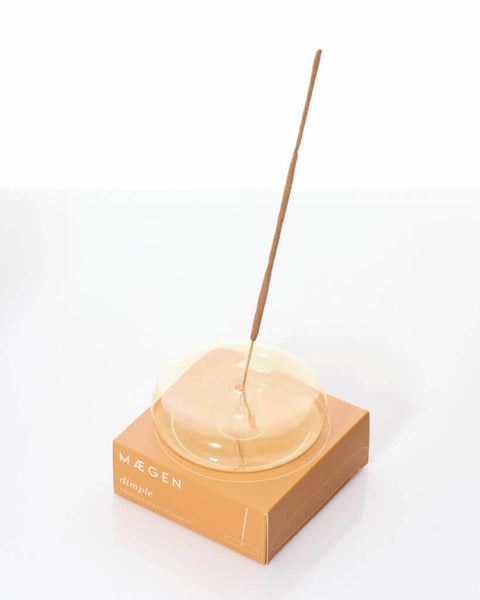 Maegen - Dimple - Räucherstäbchenhalter – Yellow