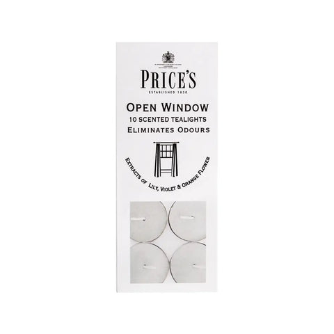 Price´s Candles - Open Window - Teelichter - 10 Stück