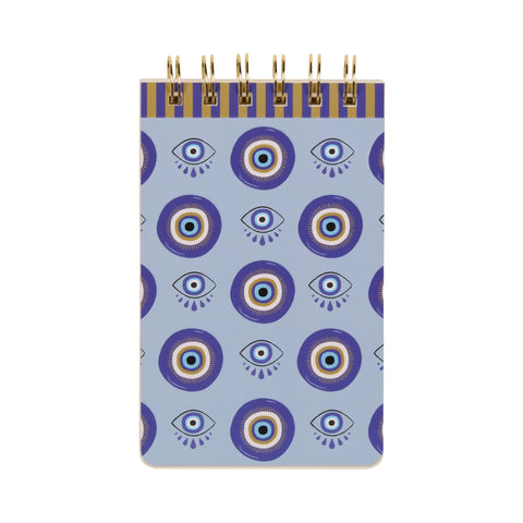 Paddywax - Adopo - Eye - Notizblock Twin Wire - 80 Blatt – Teil des Adopo Duft-Quintett Eye (5-teilig)