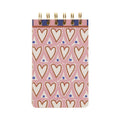 Paddywax - Adopo - Hearts - Notizblock Twin Wire - 80 Blatt – Teil des Adopo Duft-Quintett Hearts (5-teilig)
