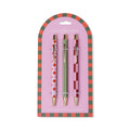 Paddywax - Adopo - Diamond, Stripe & Check - Kugelschreiber Set - 3 Stück