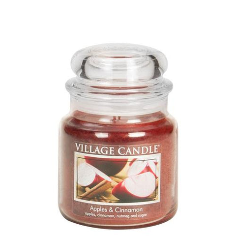 Village Candle - Apples & Cinnamon - Duftkerze - 389g