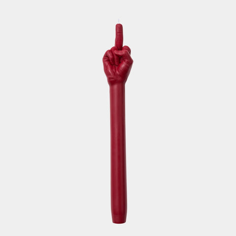 CandleHand - F*ck You - Red - Skulptur Stabkerze - 90g