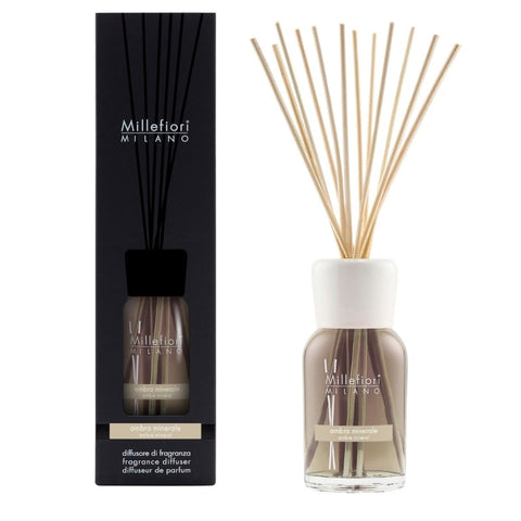 Millefiori Milano - Ambra Minerale - Reed Diffuser
