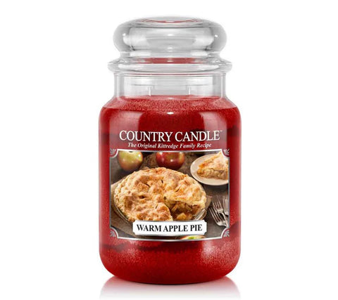 Country Candle - Warm Apple Pie - Duftkerze - 680g