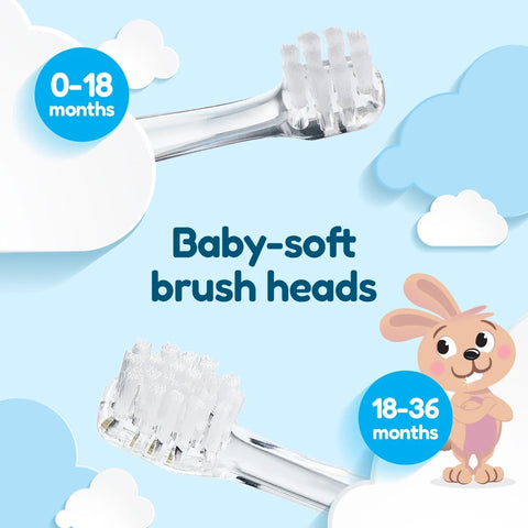 Brush-Baby – BabySonic Elektrische Babyzahnbürste – Petrol – 0-3 Jahre – Bild 6