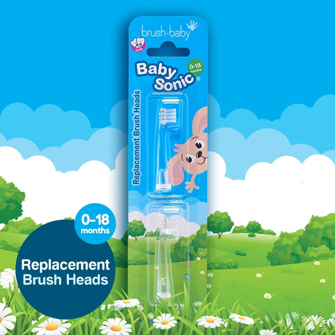 Brush-Baby – BabySonic Ersatzbürstenköpfe – 0-18 Monate – 2 Stück – Bild 2