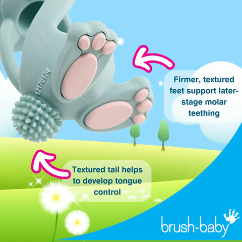 Brush-Baby – Bobbie Bunny Beißring – Rosa – Bild 6