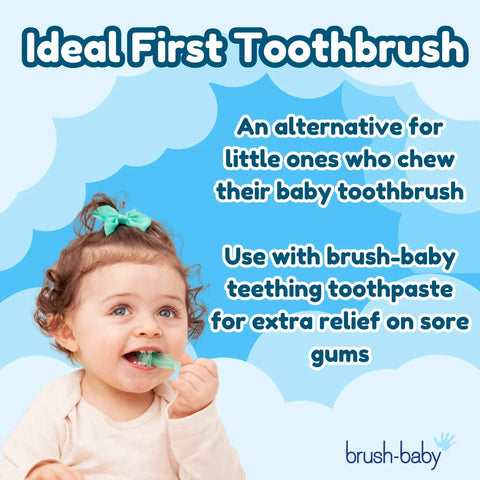 Brush-Baby – Chewable Toothbrush Kau-Zahnbürste – 10-36 Monate – Doppelpack – Bild 4