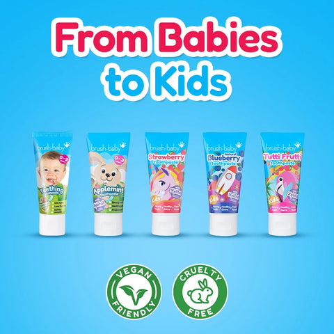 Brush-Baby – Strawberry Kinderzahnpasta – ab 3 Jahre – 50ml – Bild 6