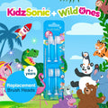 Brush-Baby – WildOnes & KidzSonic Ersatzbürstenköpfe – ab 6 Jahre – 4 Stück – Bild 2