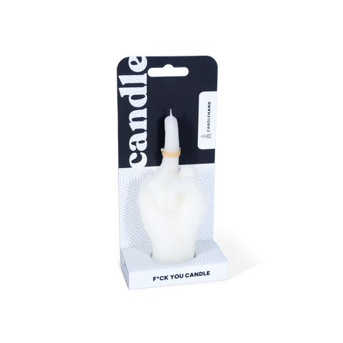 CandleHand - F*ck You - White - Skulpturkerze - 80g