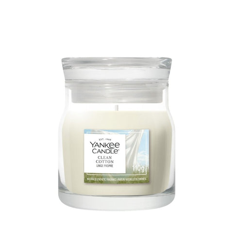 Yankee Candle - Clean Cotton - Signature Duftkerze - 110g