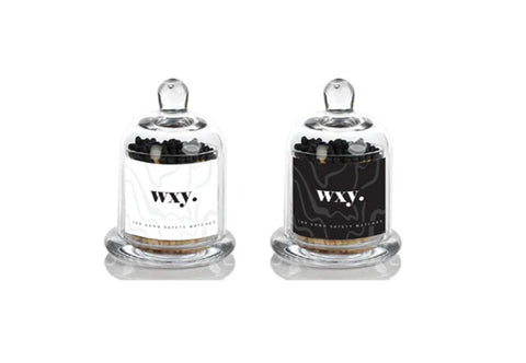WXY. - Cloche Black & White Bundle - Dekorative Zündhölzer - 2x 100 Stück