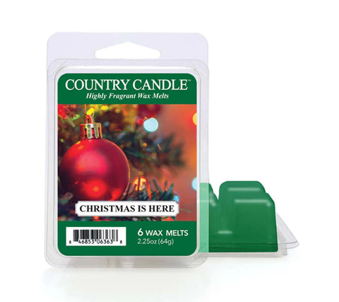 Country Candle - Christmas Is Here - Waxmelt - 64g